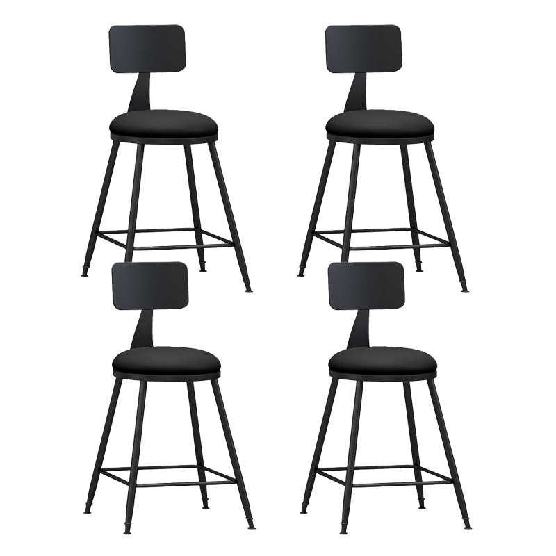 Industrial Style Bar-stool Metal Legs Counter Stool for Kitchen Bar