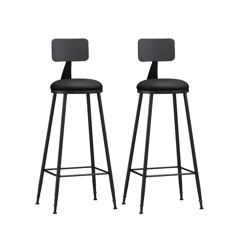 Industrial Style Bar-stool Metal Legs Counter Stool for Kitchen Bar