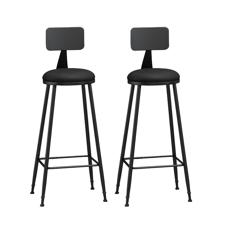 Industrial Style Bar-stool Metal Legs Counter Stool for Kitchen Bar