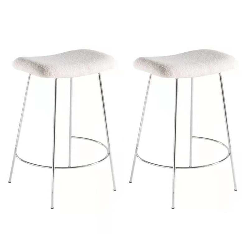 Nordic Style Leather Upholstered Barstool 4 Feet 27-inch Bar Stool for Dinning Room