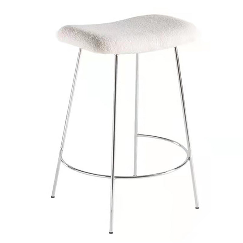 Nordic Style Leather Upholstered Barstool 4 Feet 27-inch Bar Stool for Dinning Room