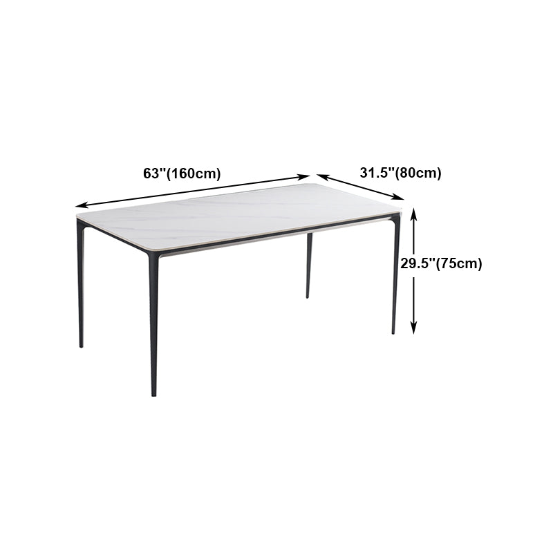 Contemporary 1/4/6/7 Pieces Dining Set Sintered Stone Dining Room Set