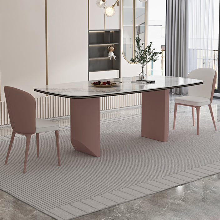 1/3/4/5/7 Pieces Contemporary Dining Set Sintered Stone Dining Room Set