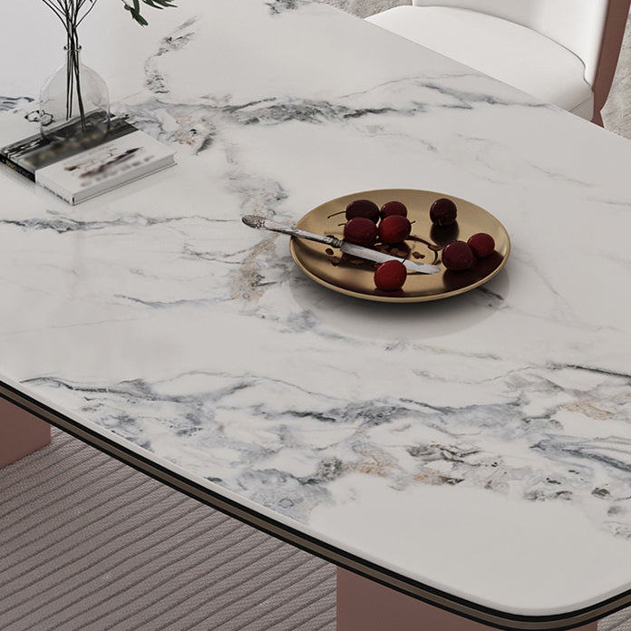 1/3/4/5/7 Pieces Contemporary Dining Set Sintered Stone Dining Room Set