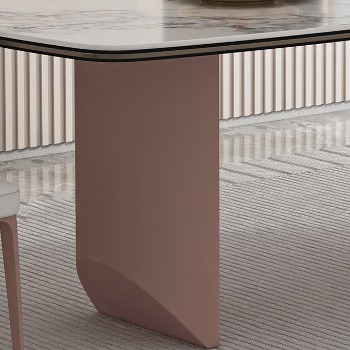 1/3/4/5/7 Pieces Contemporary Dining Set Sintered Stone Dining Room Set