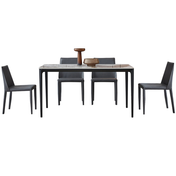 Contemporary 1/2/5 Pieces Dining Set Sintered Stone Dining Room Set