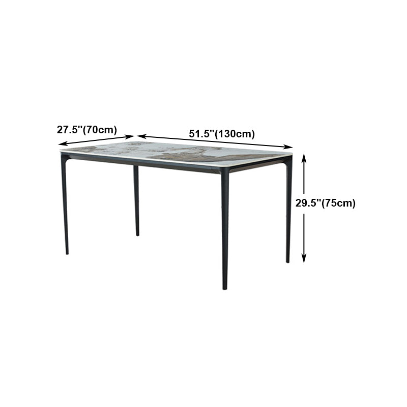 Contemporary 1/2/5 Pieces Dining Set Sintered Stone Dining Room Set