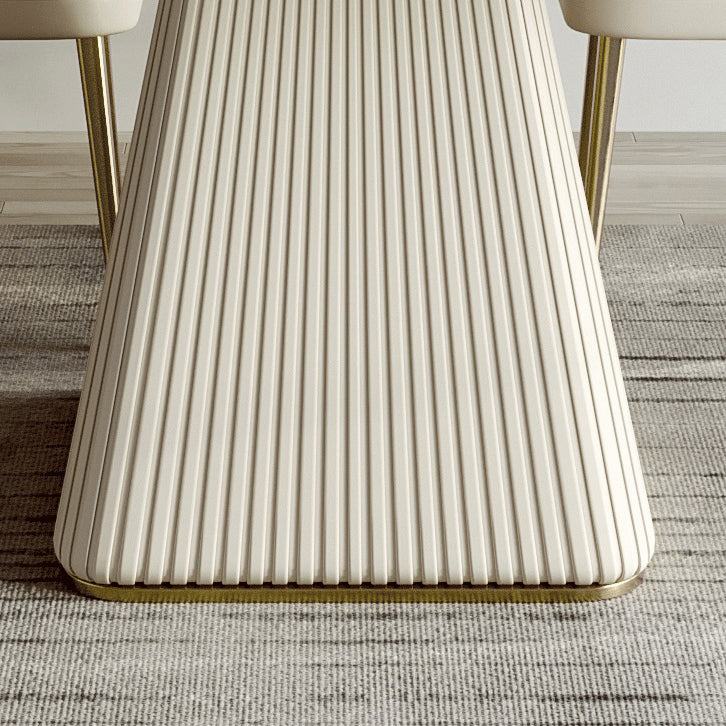 Nordic 1/4/5/6/7 Pieces Furniture Sintered Stone Dining Table Set with Leather Chairs