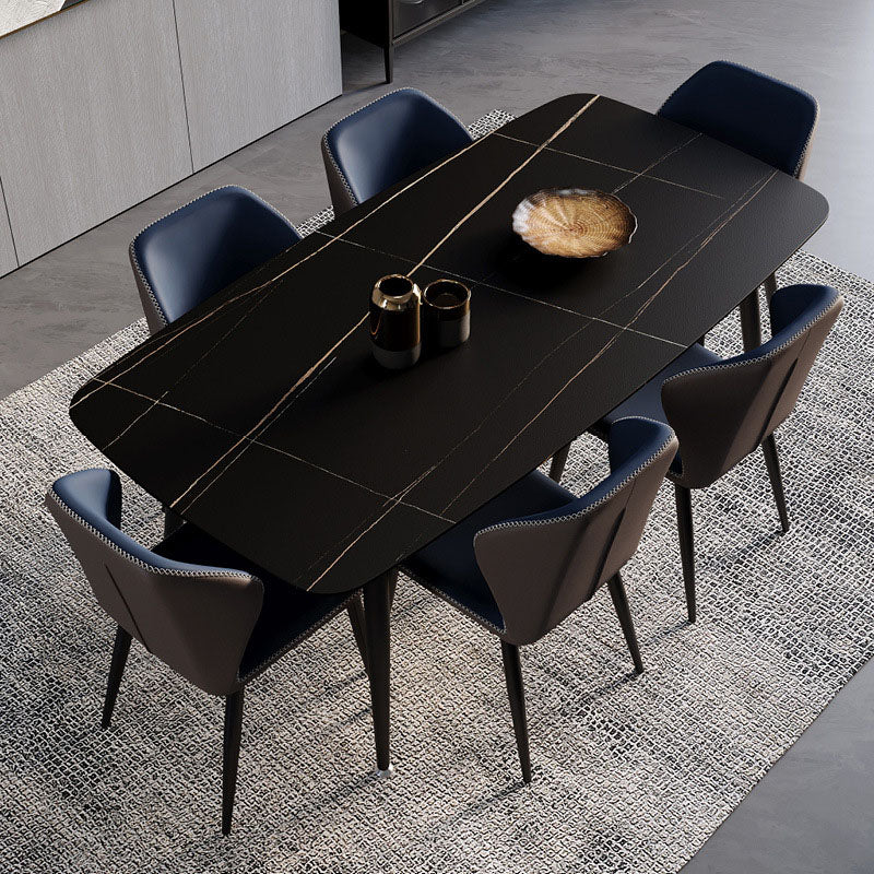 Sillas modernas que cenan el sillón orejero sin brazos con las piernas del metal para la cocina