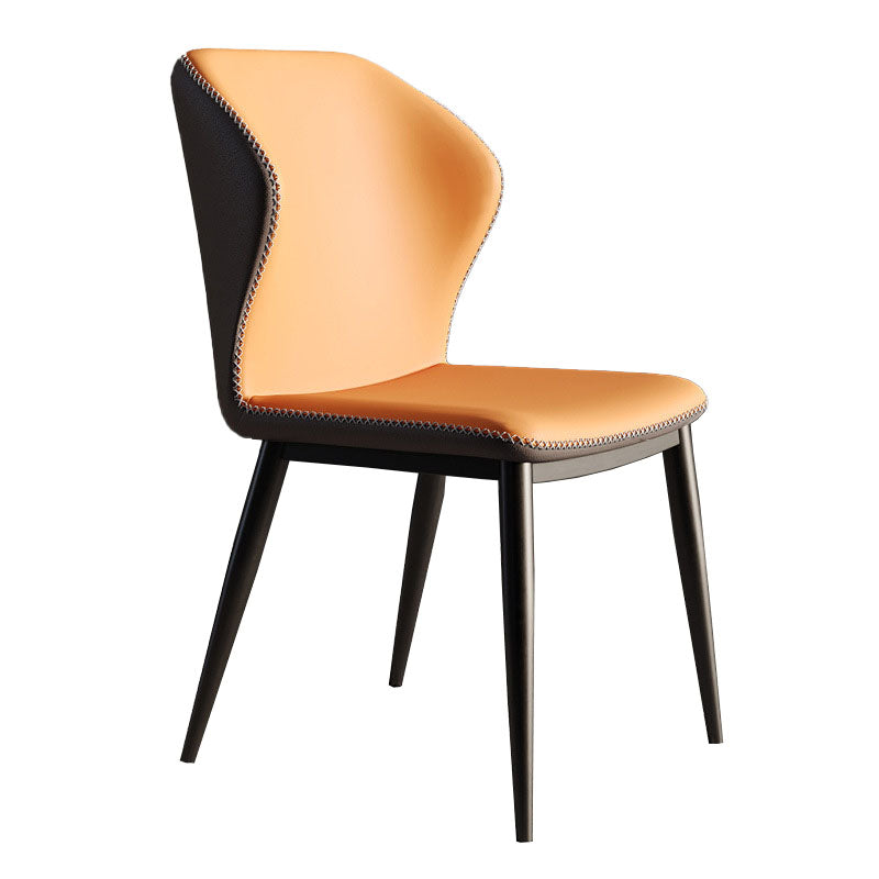 Sillas modernas que cenan el sillón orejero sin brazos con las piernas del metal para la cocina
