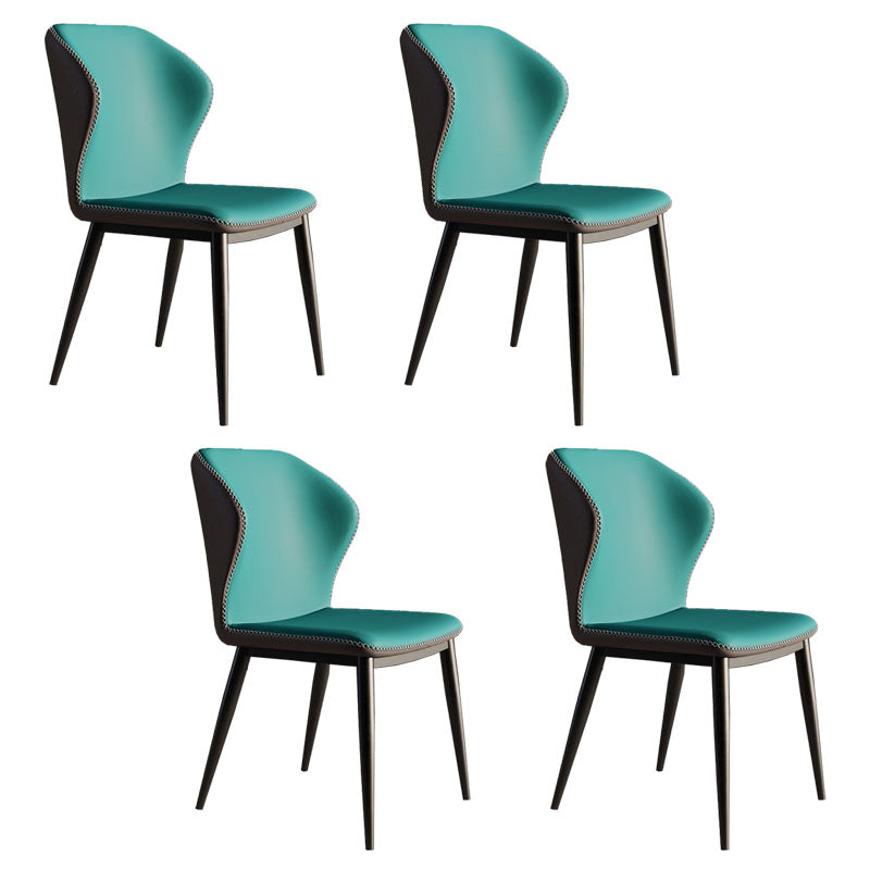 Sillas modernas que cenan el sillón orejero sin brazos con las piernas del metal para la cocina