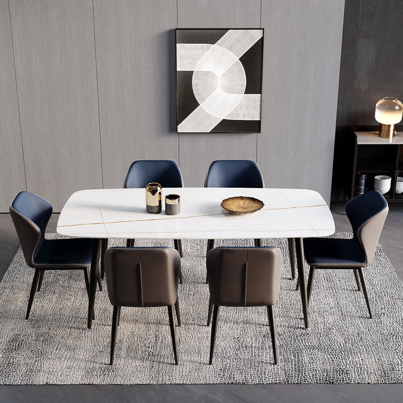 Sillas modernas que cenan el sillón orejero sin brazos con las piernas del metal para la cocina