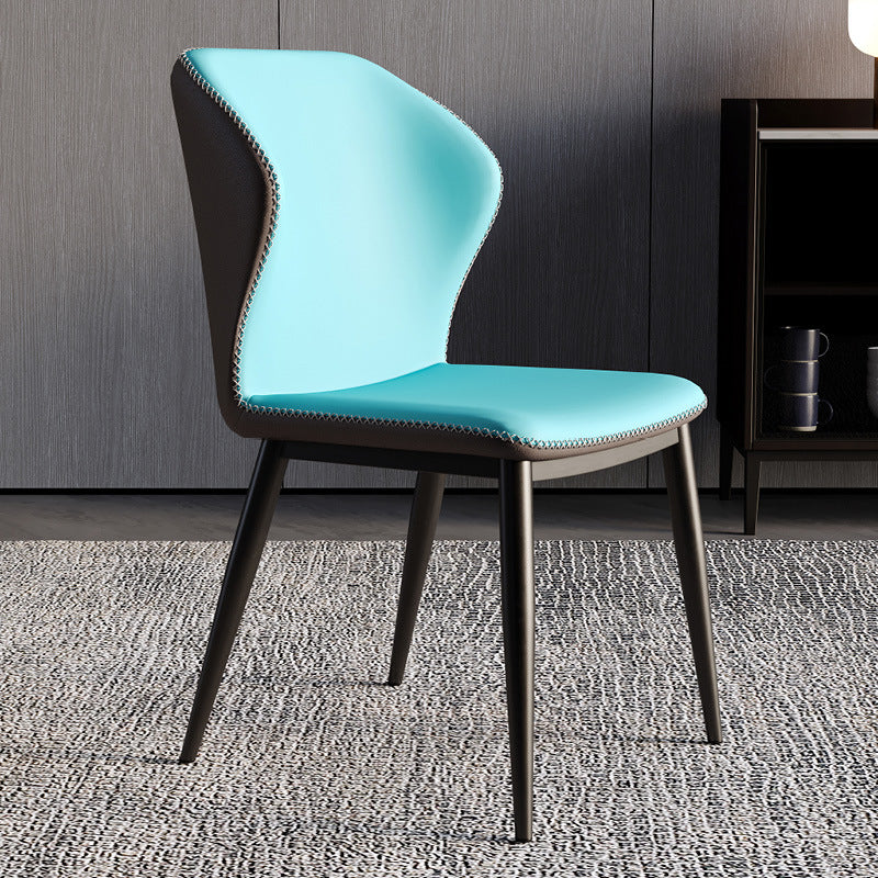 Sillas modernas que cenan el sillón orejero sin brazos con las piernas del metal para la cocina