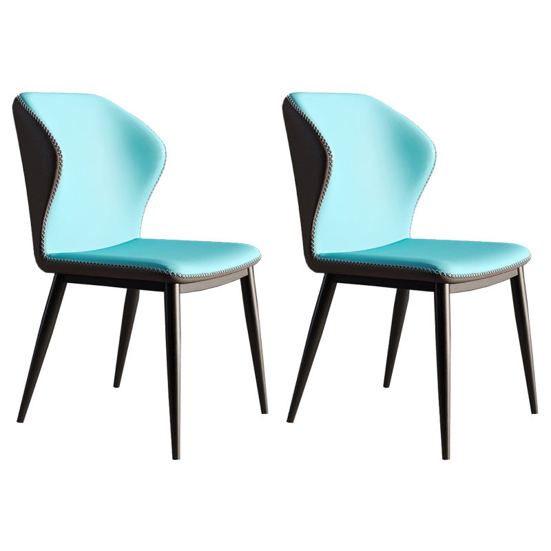 Sillas modernas que cenan el sillón orejero sin brazos con las piernas del metal para la cocina