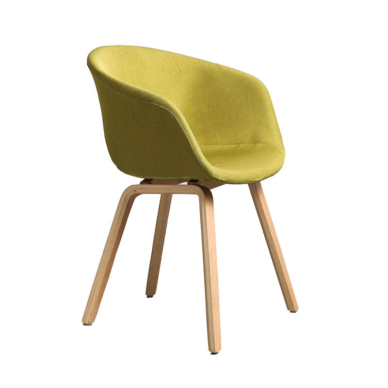 Silla de té de té de leche moderna sólida sillón de plástico para acabado mate silla de comedor