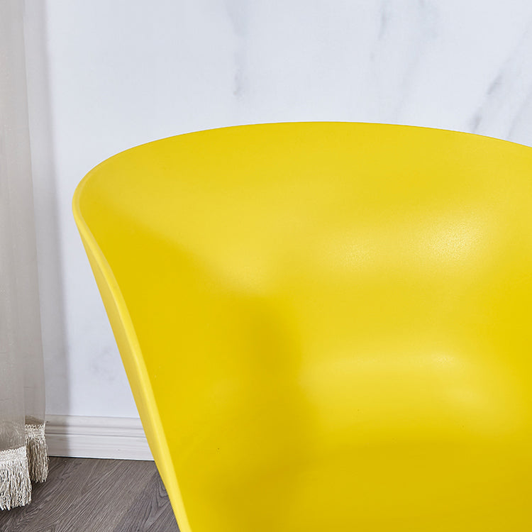 Silla de té de té de leche moderna sólida sillón de plástico para acabado mate silla de comedor