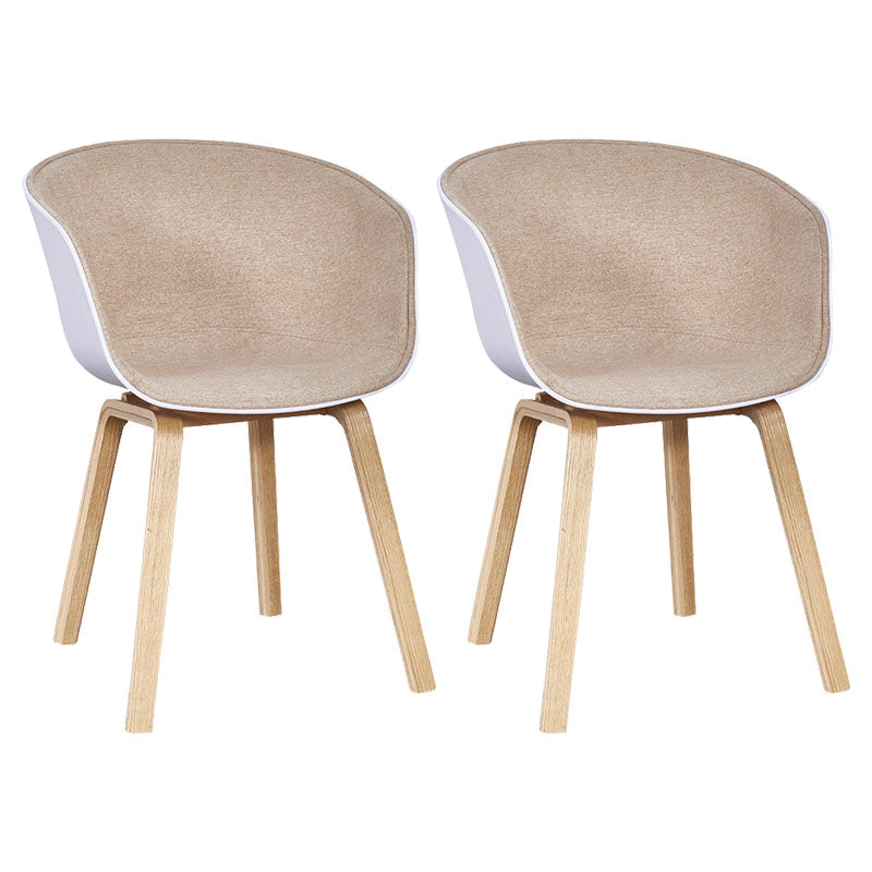 Silla de té de té de leche moderna sólida sillón de plástico para acabado mate silla de comedor