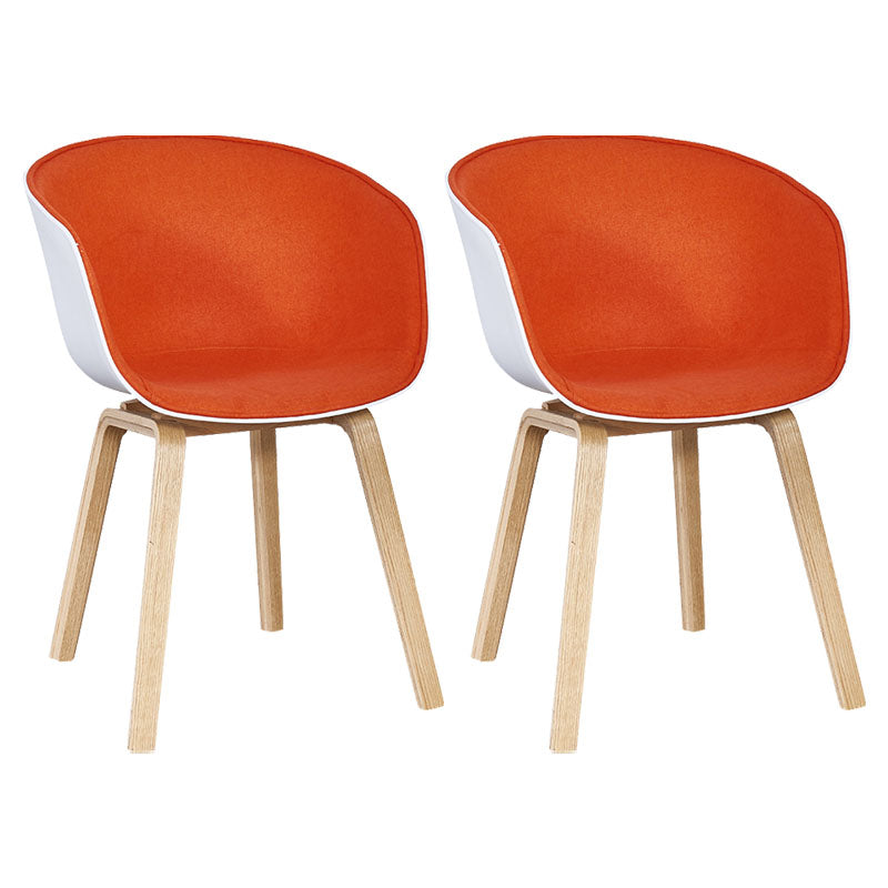 Silla de té de té de leche moderna sólida sillón de plástico para acabado mate silla de comedor