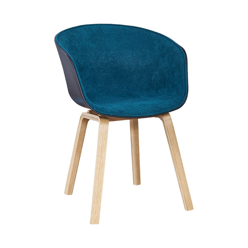 Silla de té de té de leche moderna sólida sillón de plástico para acabado mate silla de comedor