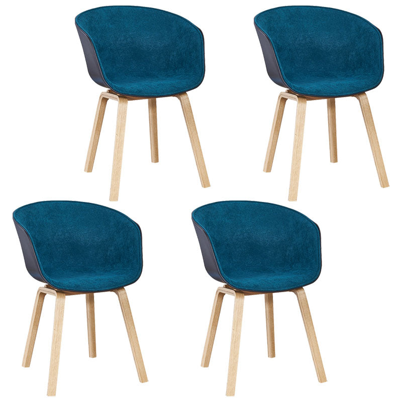 Silla de té de té de leche moderna sólida sillón de plástico para acabado mate silla de comedor