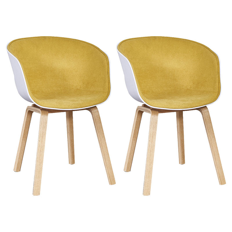 Silla de té de té de leche moderna sólida sillón de plástico para acabado mate silla de comedor
