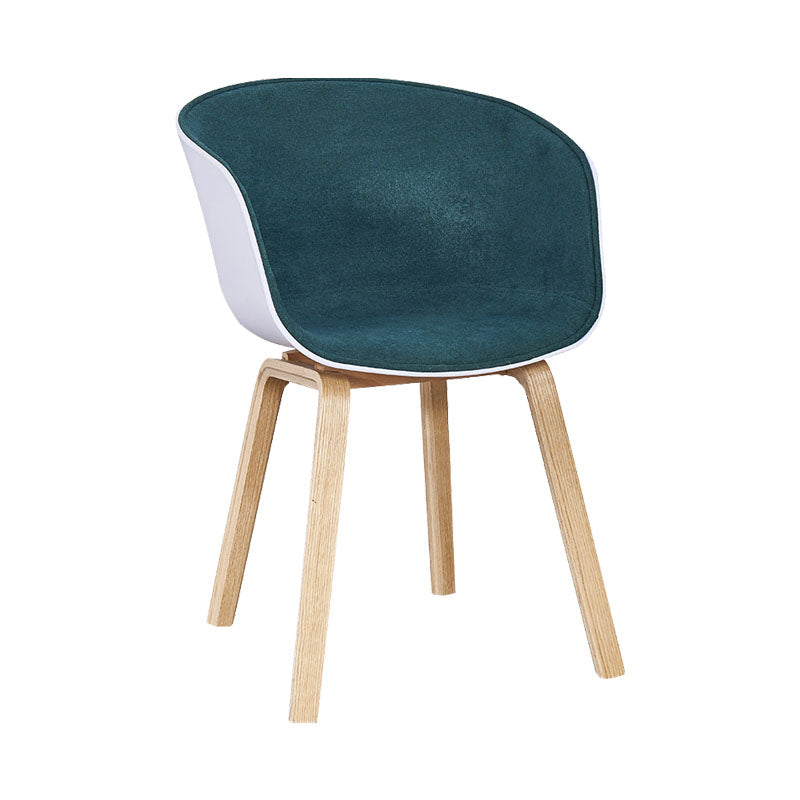 Silla de té de té de leche moderna sólida sillón de plástico para acabado mate silla de comedor