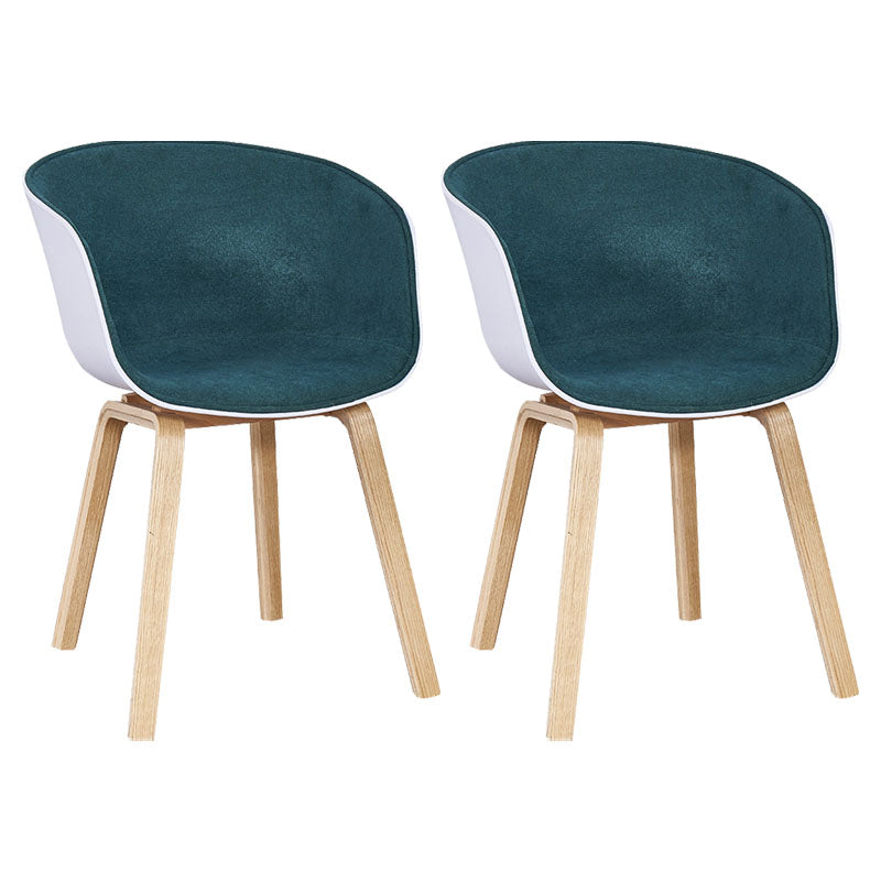 Silla de té de té de leche moderna sólida sillón de plástico para acabado mate silla de comedor