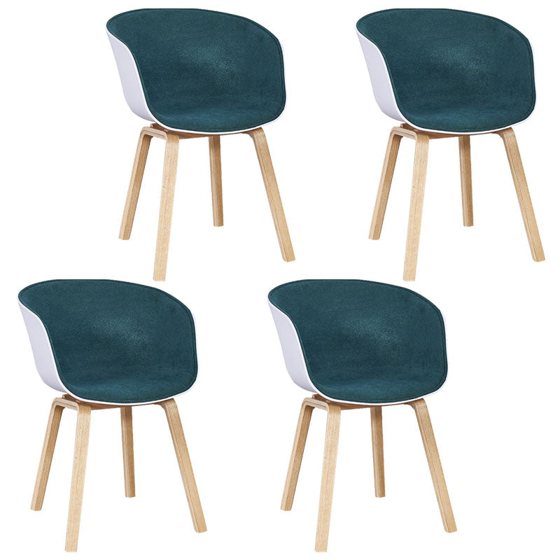 Silla de té de té de leche moderna sólida sillón de plástico para acabado mate silla de comedor
