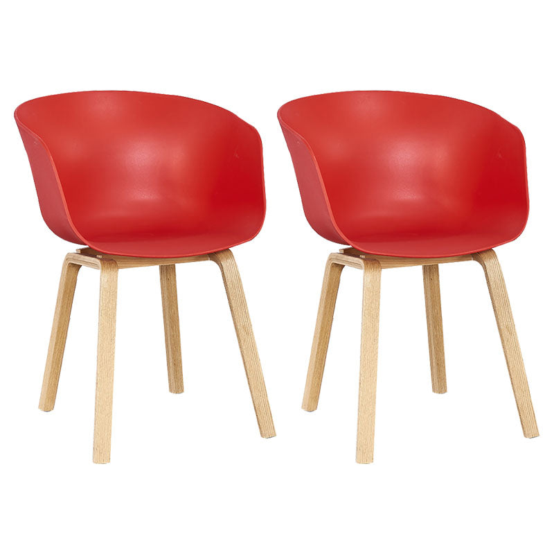 Silla de té de té de leche moderna sólida sillón de plástico para acabado mate silla de comedor