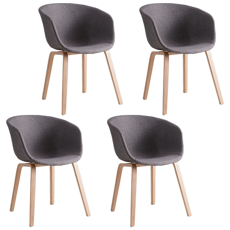 Silla de té de té de leche moderna sólida sillón de plástico para acabado mate silla de comedor