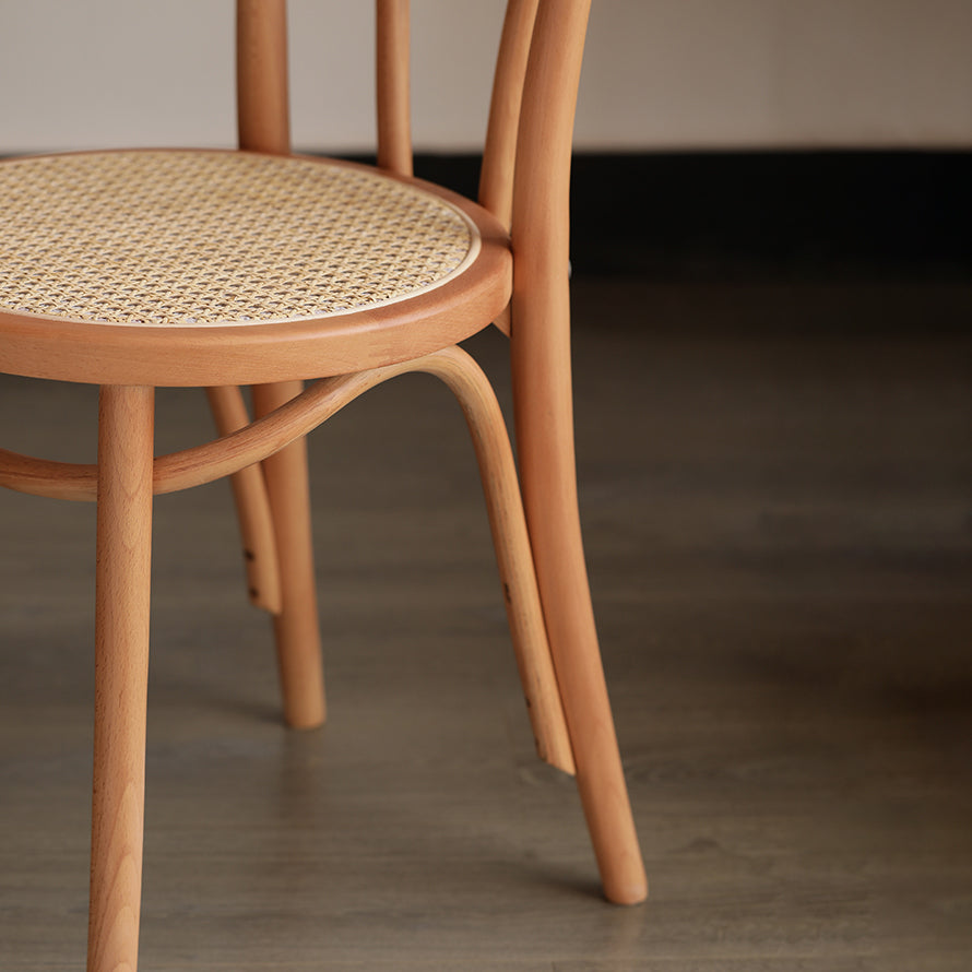 Silla lateral trasera Windsor de estilo escandinavo para sillas de comedor de madera para el hogar