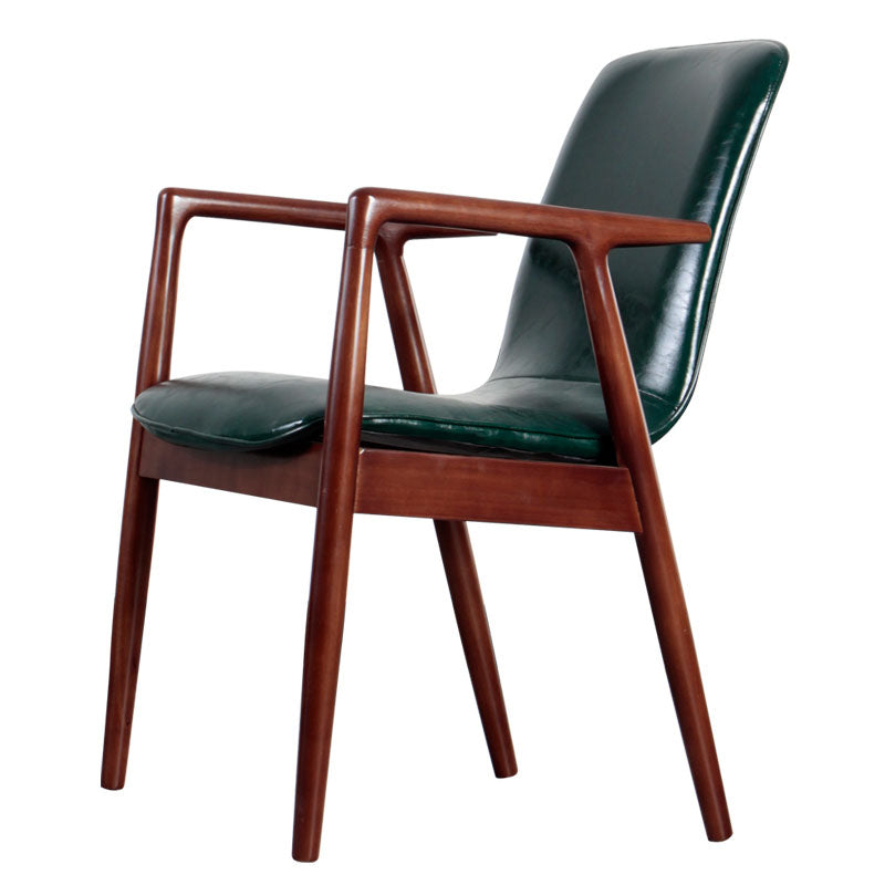 Silla de estilo moderno sillones de comedor con patas de madera para cocina
