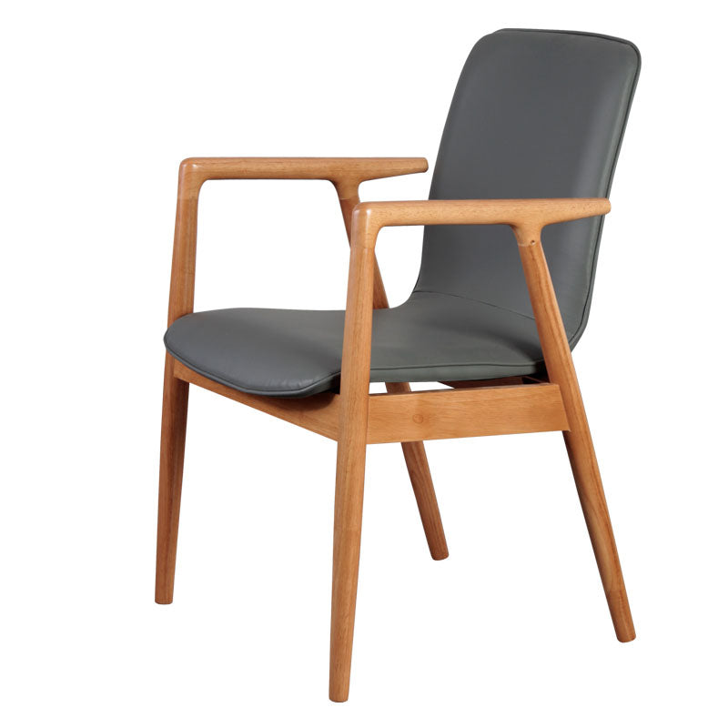 Silla de estilo moderno sillones de comedor con patas de madera para cocina