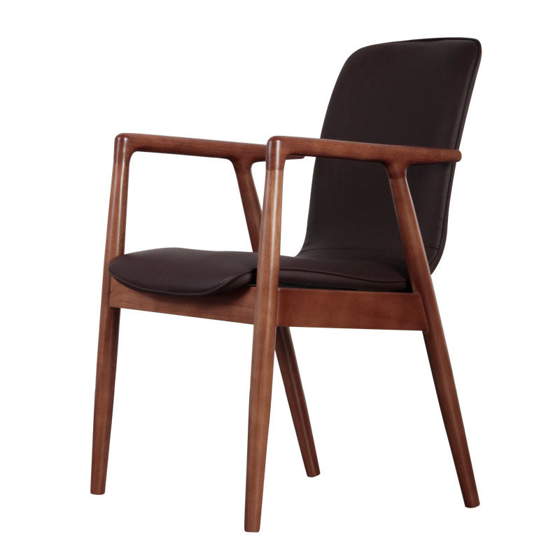 Silla de estilo moderno sillones de comedor con patas de madera para cocina