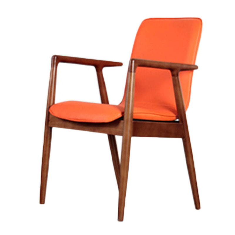 Silla de estilo moderno sillones de comedor con patas de madera para cocina