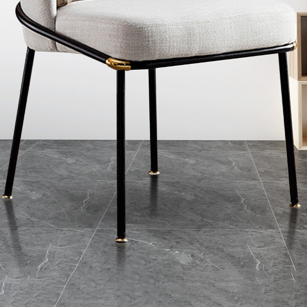 Sillas de estilo moderno, sillas sin brazos con patas de metal para cocina