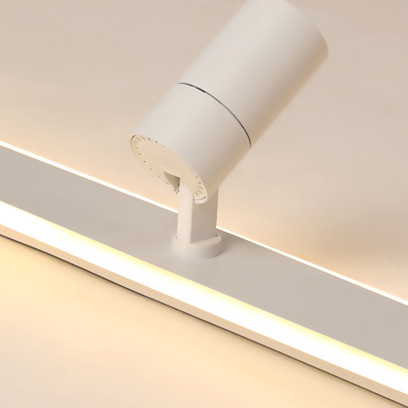 Style moderne de forme cylindrique plafonnier métal Mélac