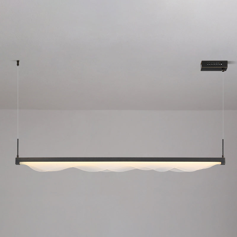 Estilo moderno lineal isla light light metal 1- luz colgante de la isla ligera