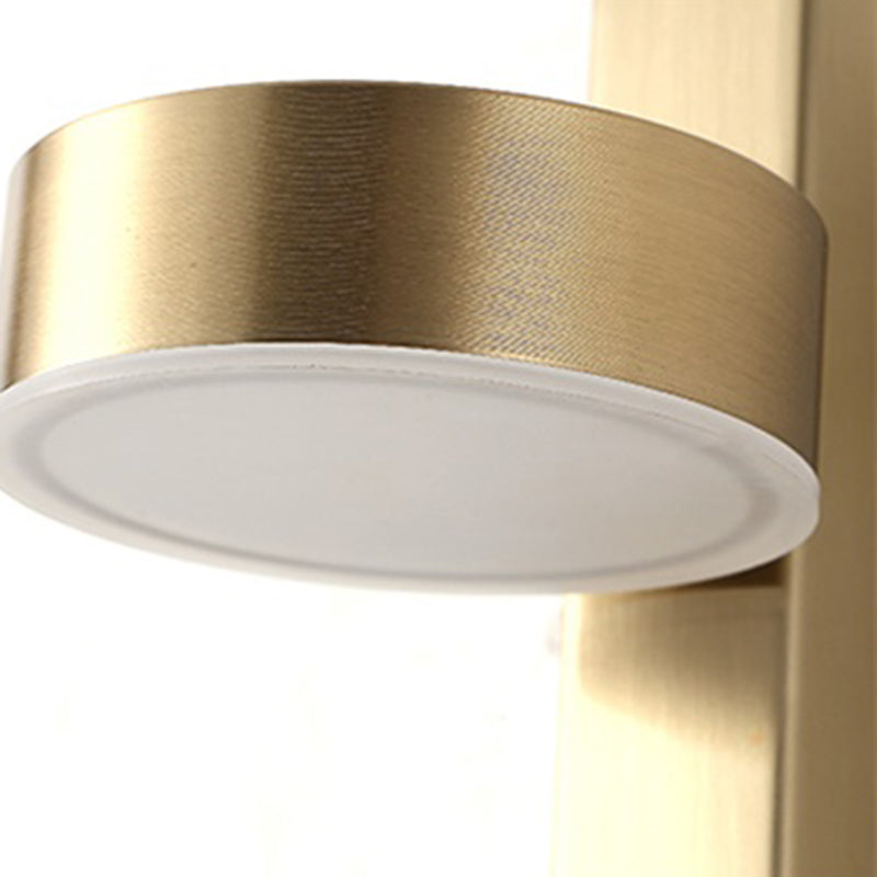 Nordic Style Metal Wall Light Geometric Rotatable LED Wall Sconce for Living Room