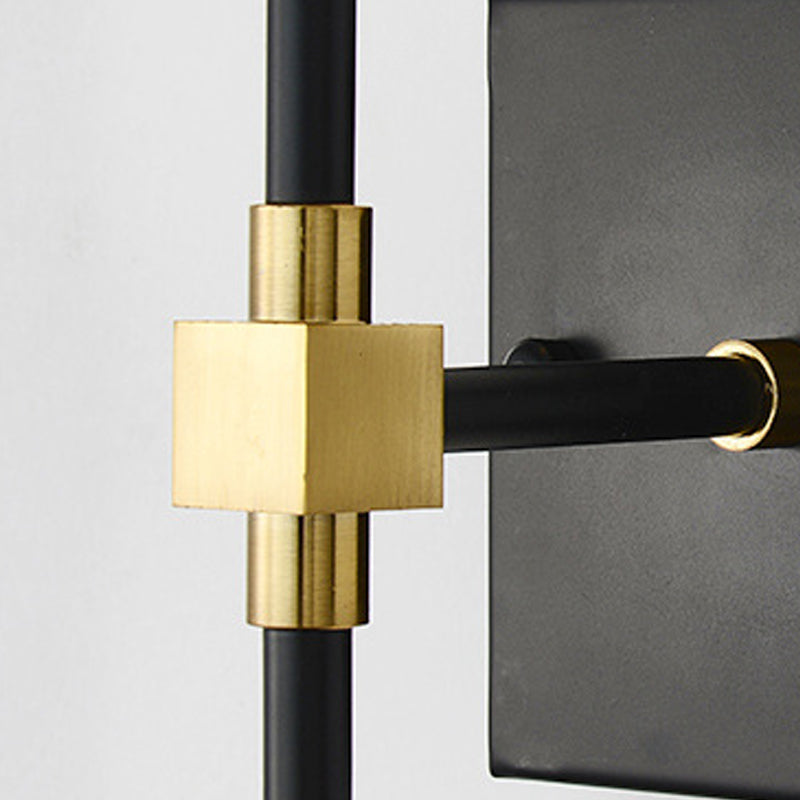 Nordic Style Metal Wall Light Minimalist 2 Lights Wall Sconce for Bedroom