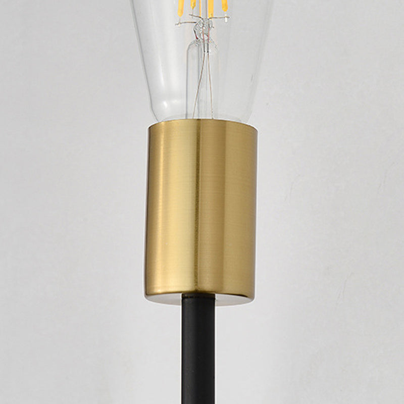 Nordic Style Metal Wall Light Minimalist 2 Lights Wall Sconce for Bedroom