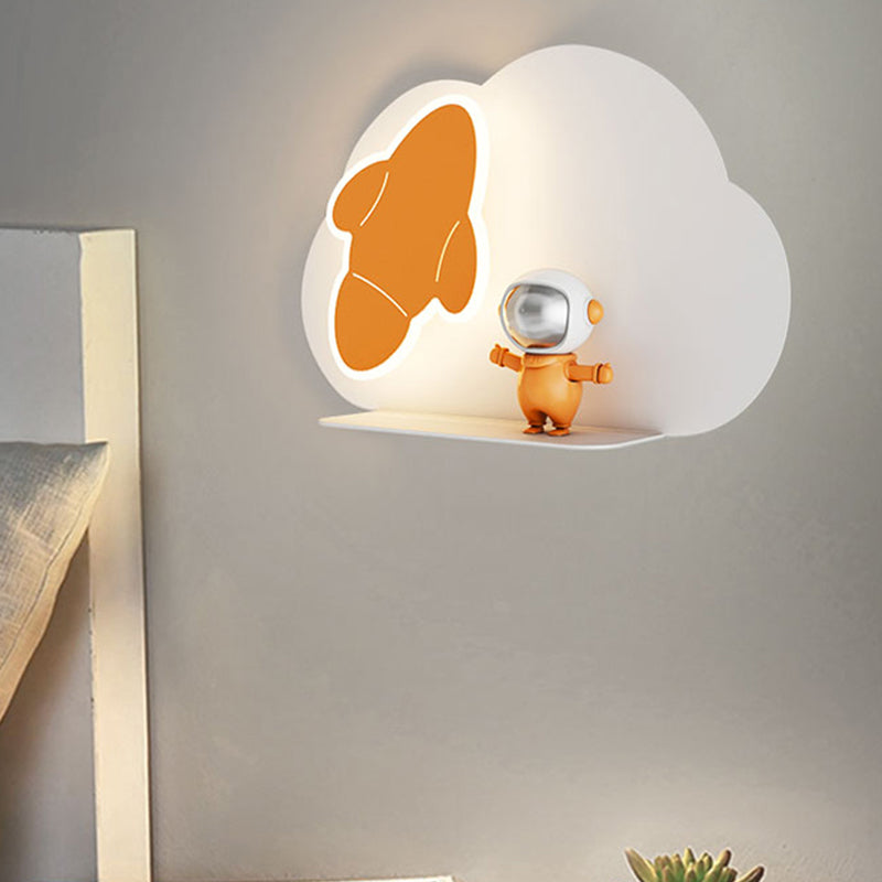 Unique Shape Wall Light Kids Style Metal 1 Light Wall Mount Light