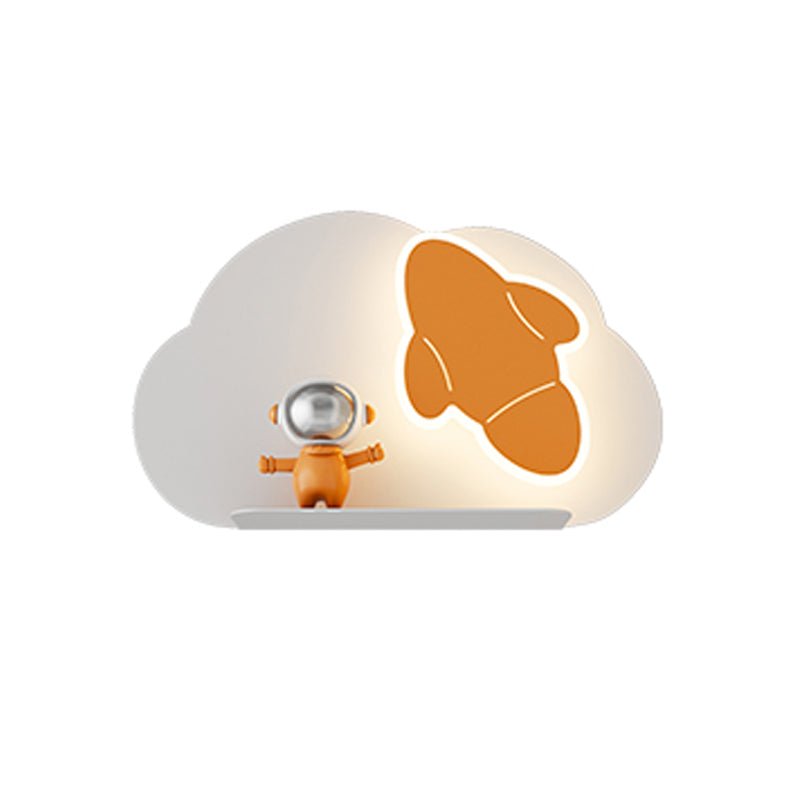 Unique Shape Wall Light Kids Style Metal 1 Light Wall Mount Light