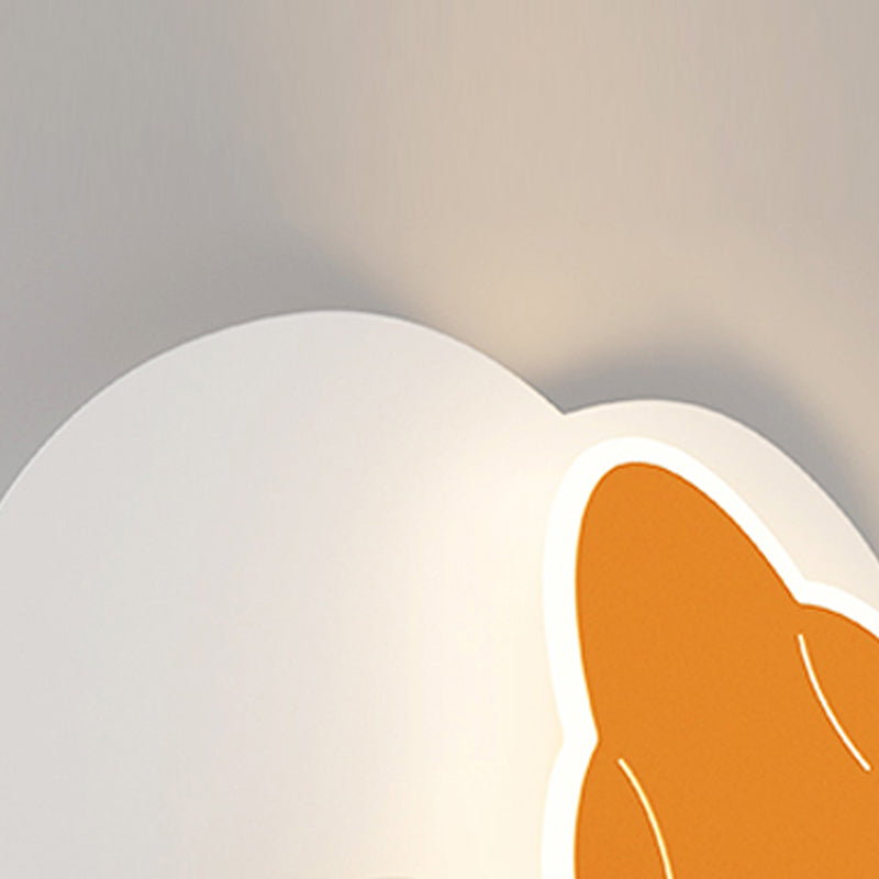 Unique Shape Wall Light Kids Style Metal 1 Light Wall Mount Light