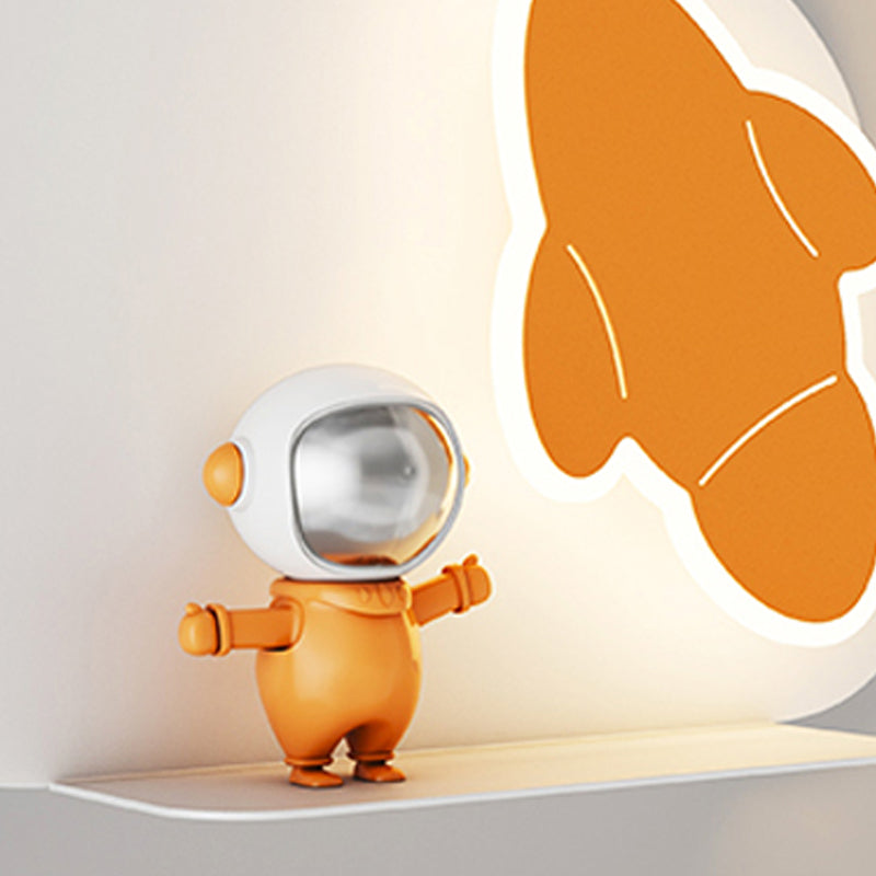 Unique Shape Wall Light Kids Style Metal 1 Light Wall Mount Light