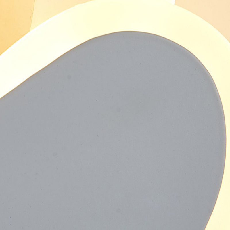 Modern Style Geometric Wall Mounted Lamps Metal 2 Lights Wall Lights