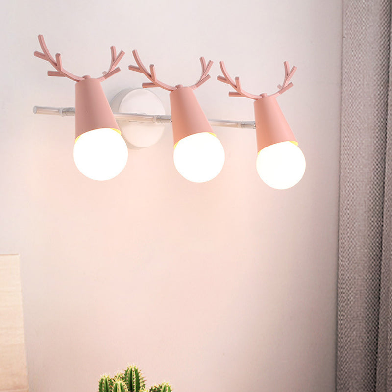 Modern Style Geometric Wall Mounted Lamps Metal Multi Lights Wall Light Sconces