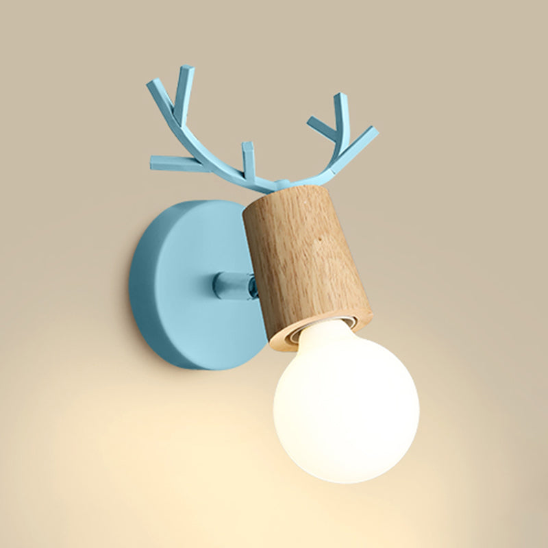 Modern Style Geometric Wall Mounted Lamps Metal 1 Light Wall Light Sconces