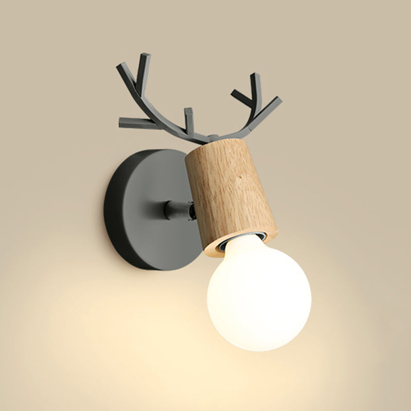 Modern Style Geometric Wall Mounted Lamps Metal 1 Light Wall Light Sconces