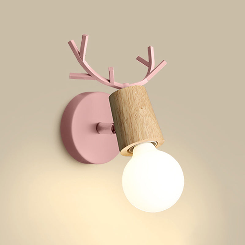 Modern Style Geometric Wall Mounted Lamps Metal 1 Light Wall Light Sconces